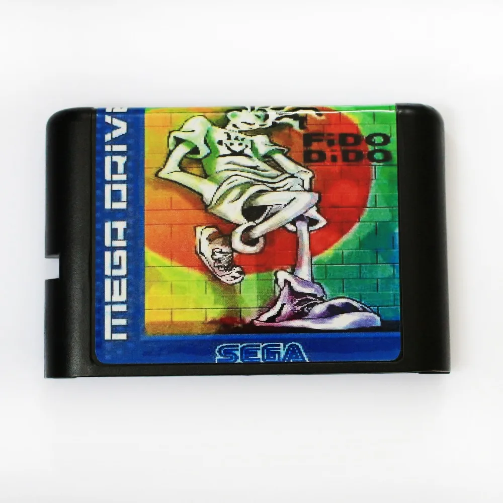 Fido Dido 16 bitowa Mapa gry Dla MD Sega Mega Drive, SEGA Genesis