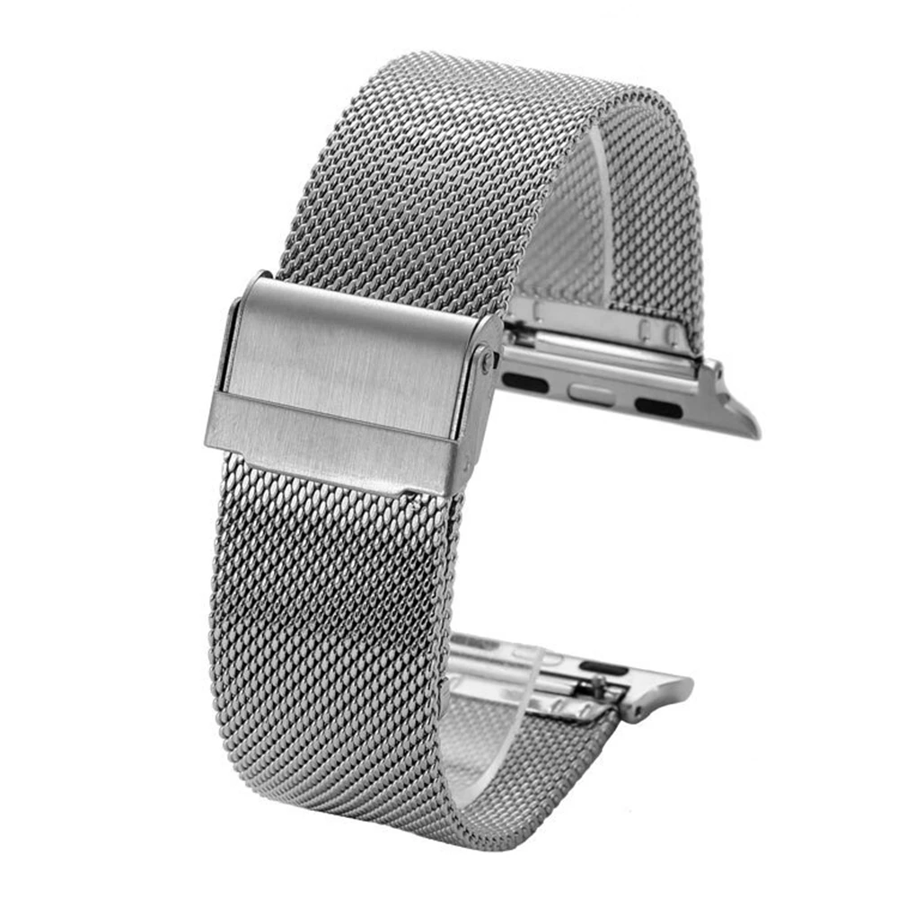 Dla Apple Watch Band Milanese Metal Strap Series 6 44 mm 40 mm 42 mm 38 mm Bransoletka Dla mc 6 5 4 3 2 1 SE Watchbands band 40 mm