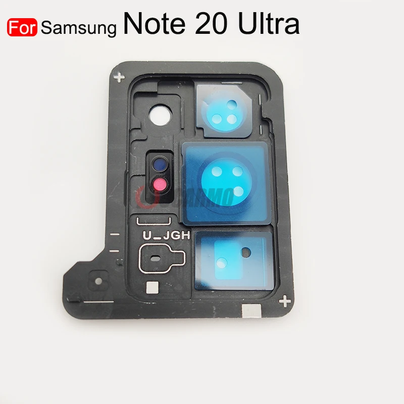 10szt Tylna Tylna Kamera Obiektyw Szkło Z Warstwą Oprawy Obiektywu Pokrywa Naklejka Dla Samsung Galaxy Note 20 Ultra 20U części Zamienne