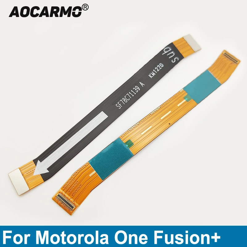Aocarmo Dla Motorola Moto One Fusion+ Plus Złącze Płyty Głównej Podłączenie Płyty Głównej Elastyczny Kabel