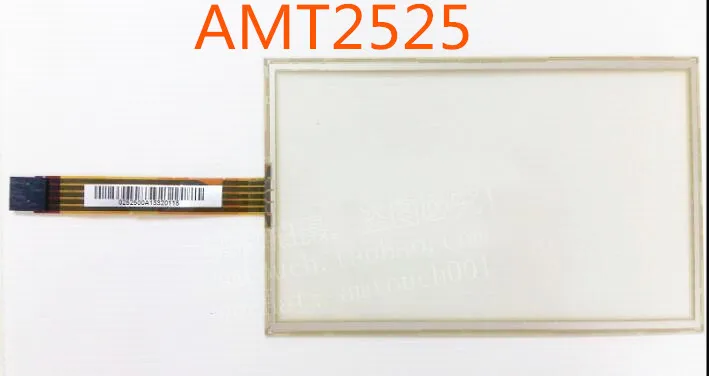 Nowy AMT 2525 AMT2525 AMT-2525 5Pin 7 cali 91-02525-00A HMI PLC, ekran dotykowy membranowy ekran dotykowy