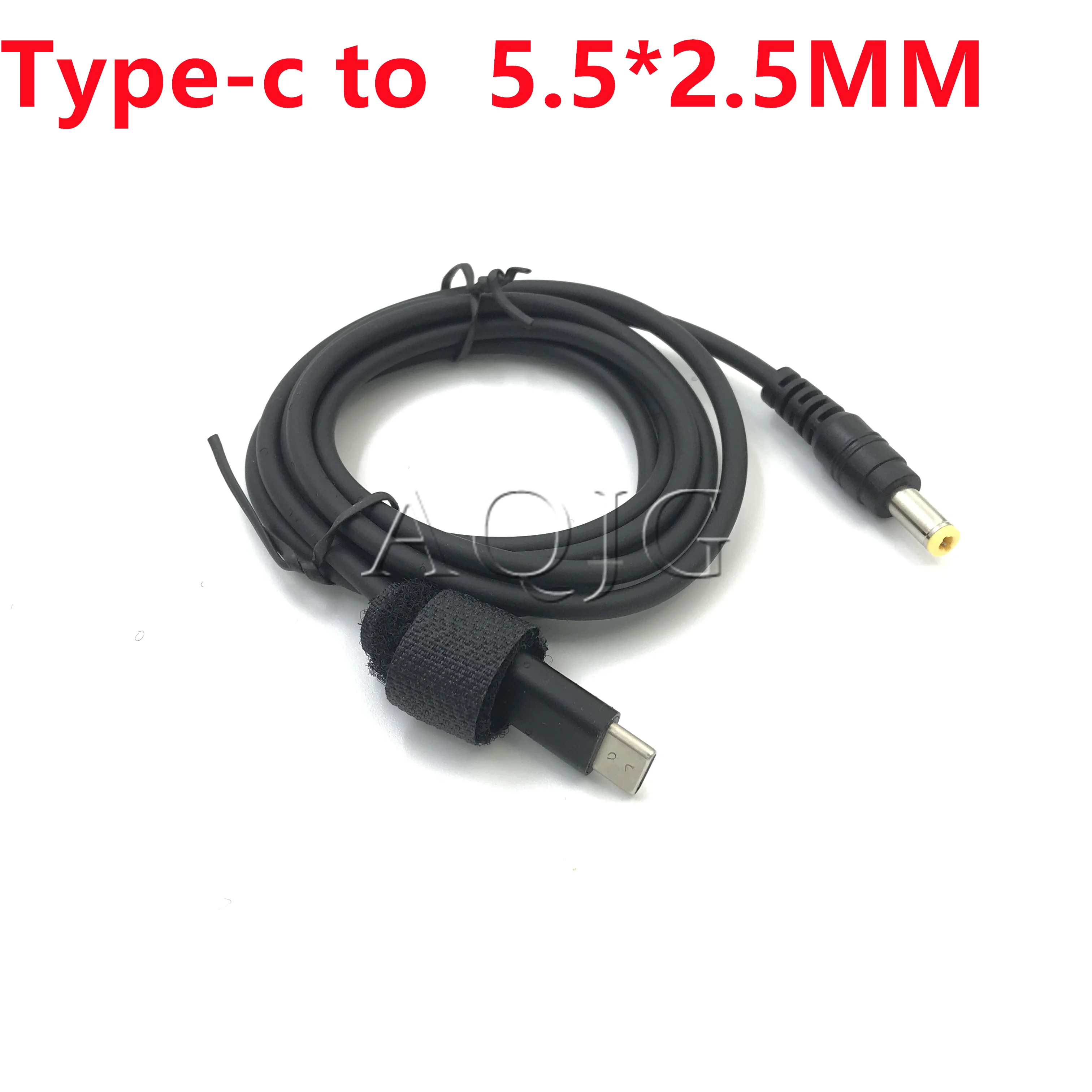 Type-C male head-to-DC 5.5*2.5 MM PD notebook fast charging cable,USB-C to 5525 65W kabel 20V 3.25 A 65W 1.5 m