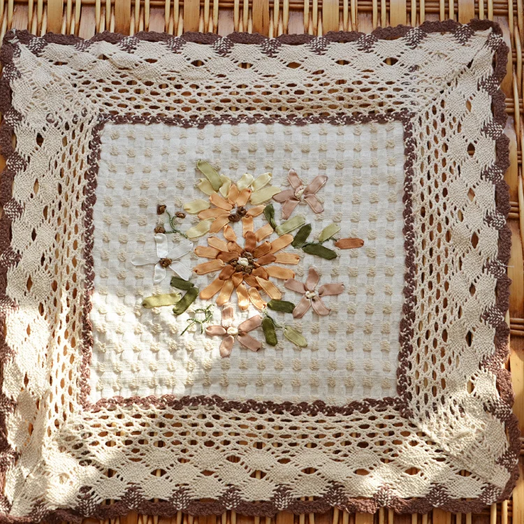 Europejski styl haft bawełna i tkaniny lniane obrus ogród herbata obrus, wazon poduszka, kawa dekoracja poduszki