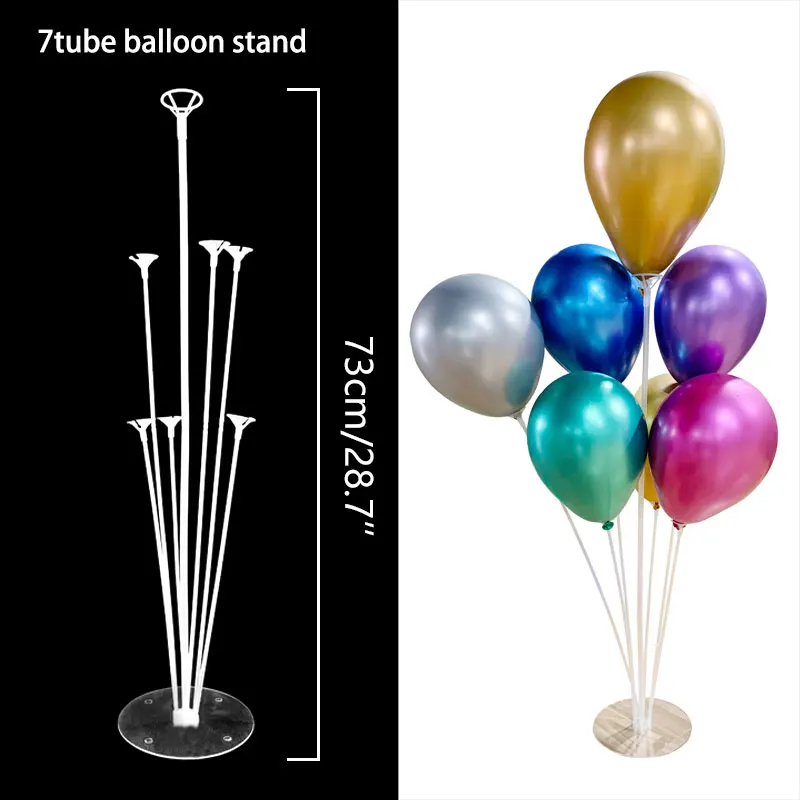 Balony Stojak Uchwyt Balonu Kolumna Poprawiny Ozdoby Balon Dzieci Urodziny Schemat Baby Shower Świąteczne Akcesoria