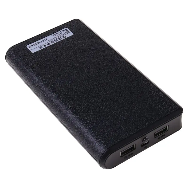 Dual USB Power Bank 6x 18650 Zewnętrzny Akumulator Zapasowy Ładowarka Pudełko Etui Do Telefonu C5AE