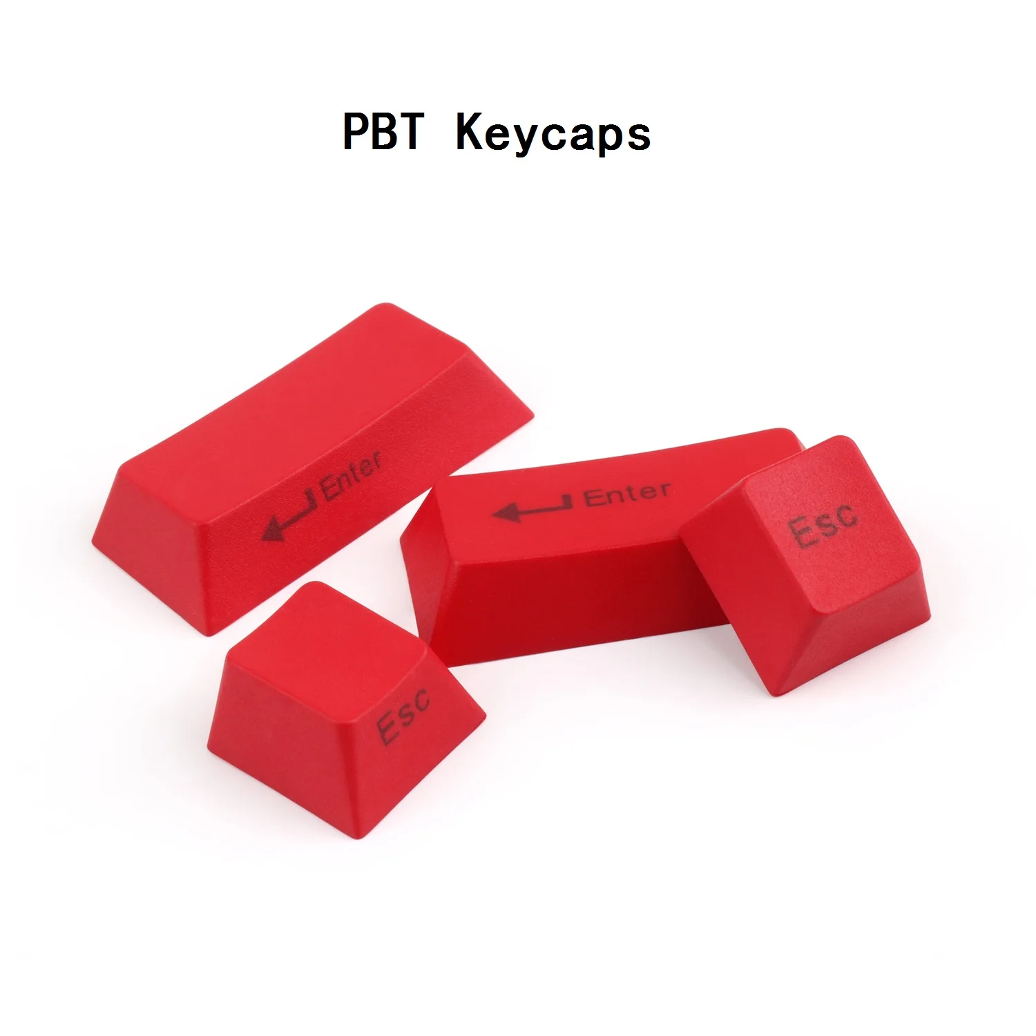 Custom Pbt Esc Enter Yellow Red Klawiszy Cherry OEM Profile Thermal Sublimation Keycap For Diy Gaming Mechanical Keyboard GK61 64