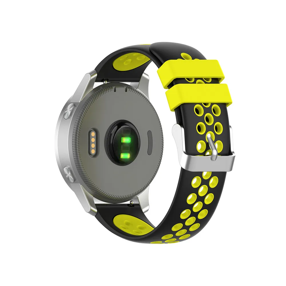 Silikonowy pasek do godziny 18 mm Pasek Garmin Vivoactive 4S smart watch sport pasek bransoletka bransoletka dla Garmin Vivoactive 4S