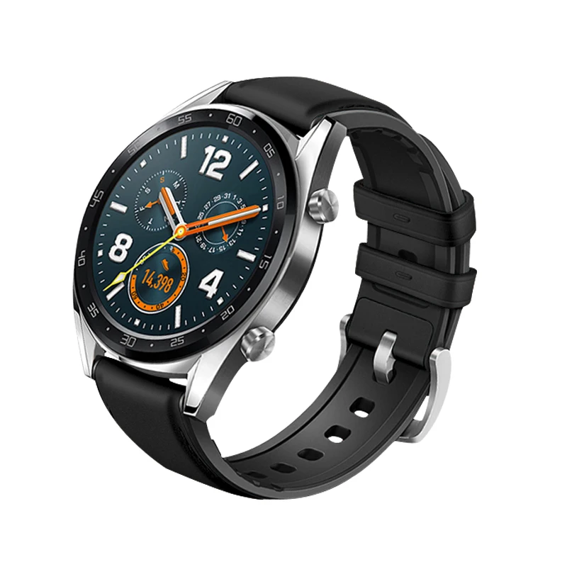 TPU + Skórzany Watchband Huawei Watch GT2 46 mm Bransoletka dla Huami Amazfit GTR 47 mm dla Samsung galaxy watch 3 45 mm