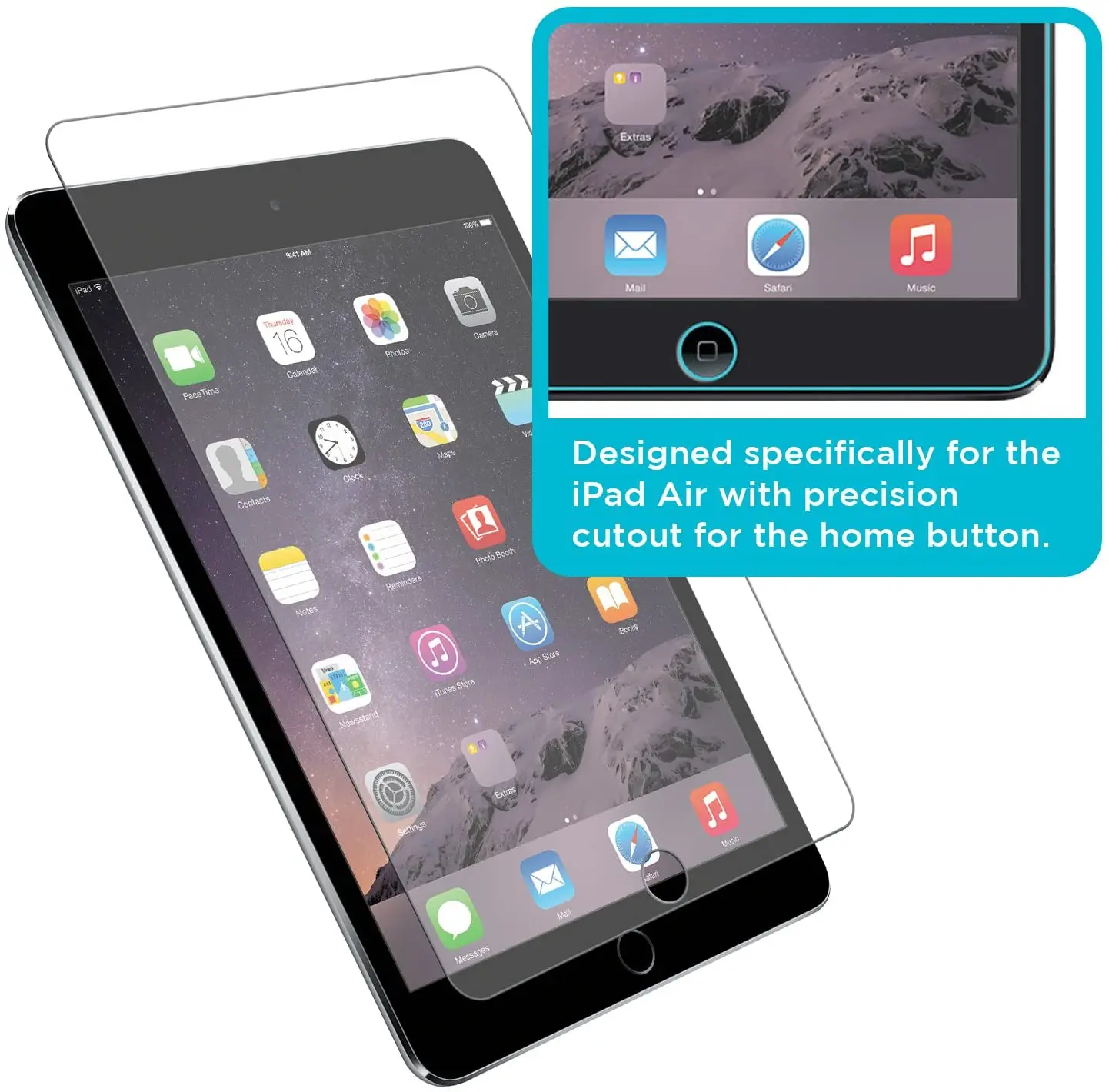 2 szt. Tablet Hartowane Szkło Pokrywa Ochronna Ekranu Apple iPad 6. generacji 2018 9,7 Cala/iPad 5. Generacji 2017 Hartowana Folia