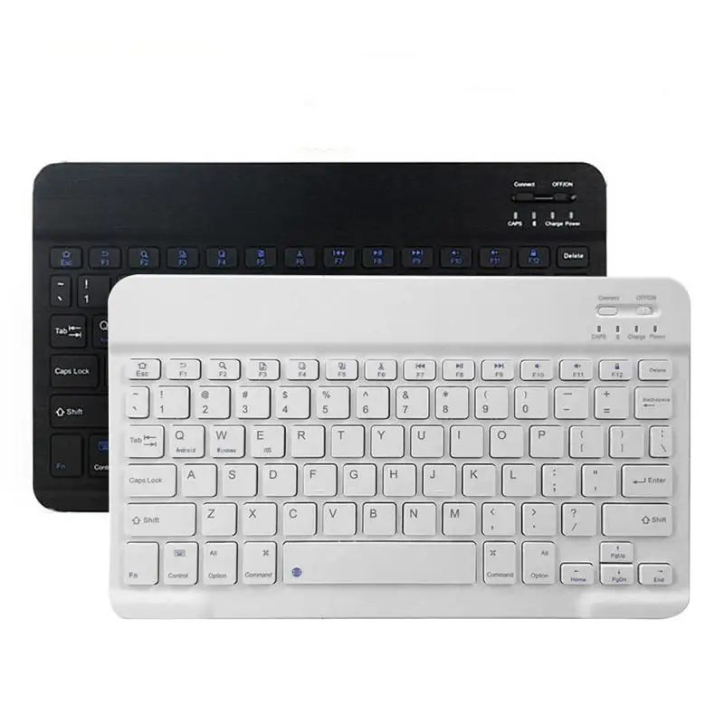 Bluetooth-kompatybilny Bezprzewodowa Klawiatura Mechaniczna Klawiatura Dla KOMPUTERÓW Apple iPad Mac Tablet Keyboard Inalambrico Teclado Mecanico