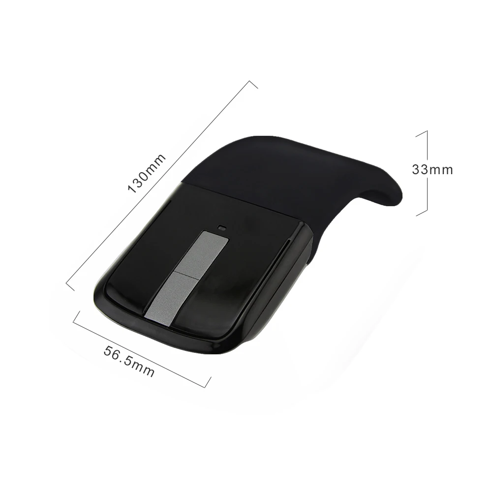 Bluetooth Wireless Arc Touch Mouse 1200DPI Optyczny Składany Mause Slim Notebook Mause Cienkie Komputerowe Myszy, Aby Microsoft PC