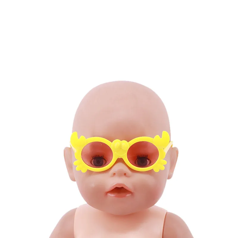 Lalka strój Kąpielowy Okulary Przeciwsłoneczne Nadają 18 Cali Amerykańska Lalka 43 Cm Baby Reborn Lalka Akcesoria Dla Pokolenia Dziewczyny Zabawki DIY