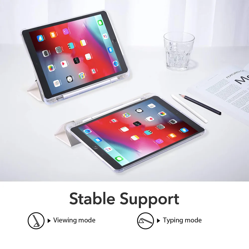 Niestandardowe Kwiatowy list Etui do ipad Air, iPad 4 Pro 2020 10.5 Automatycznie obudzić 10.2 cali 8 7 12.9 Pro 2018 Mini 4 5 Pokrywa