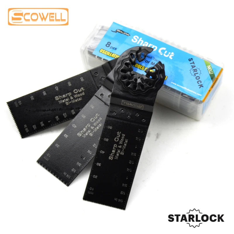 30% Zniżki Starlock Bi-metal Plunge Oscillating Multi Tool Saw Blades for Starlock System Oscillating Machine Tools Renovate Blades