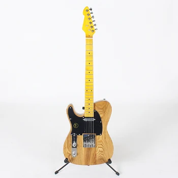Darmowa wysyłka na zupełnie nowej 6 strunowa gitara elektryczna z kolorem drewna i lewą ręką