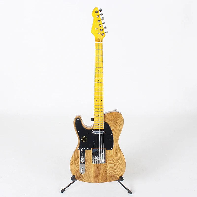 Darmowa wysyłka na zupełnie nowej 6 strunowa gitara elektryczna z kolorem drewna i lewą ręką