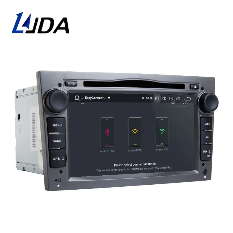 LJDA Android 10 Samochodowy odtwarzacz DVD OPEL Astra H G J Antara Vectra Corsa Zafira Vivaro GPS Radio WIFI Multimedia, Stereo DSP 4+64