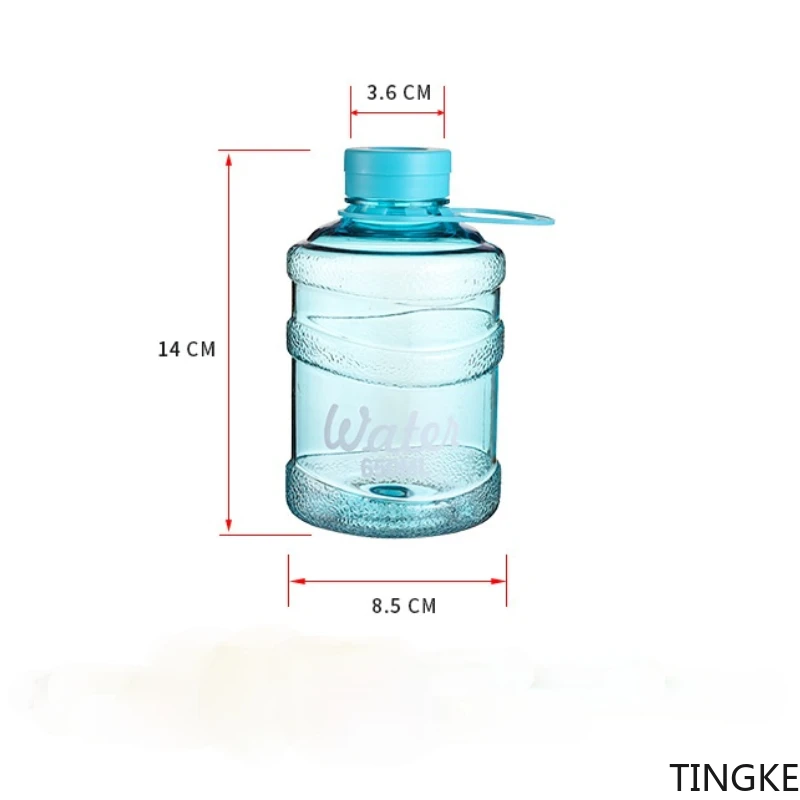 650 ml Oszczędny Mini-Wiadro Kubek Ładny Kropli-dowód Szczelny Plastikowy Szklankę Wody Butelka Wody Butelkowanej Wygodny Kubek Fitness-Filiżanka