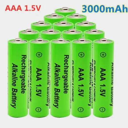 12PCS Oryginalna bateria AAA 3000mah 1.5 V Alkaliczna bateria AAA do pilota zdalnego Sterowania zabawką light Batery Darmowa wysyłka