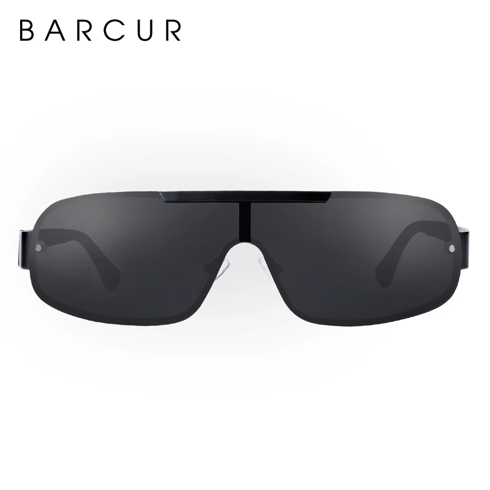 BARCUR Sport Mężczyźni okulary Polaryzacyjne Pilot Okulary przeciwsłoneczne UV400 Oculos De Sol