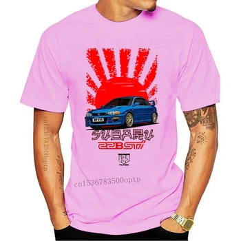 Koszulka męska Impreza WRX STI 22B R. I. P. EVO (niebieska) koszulka Damska t-shirt
