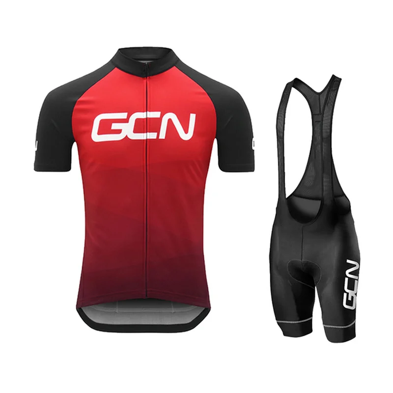 2021 GCN new Cycling Jersey Sets Summer Cycling Wear Team MTB Bike Clothes Bicycle Clothing Bike Cycling Maillot Ropa Ciclismo