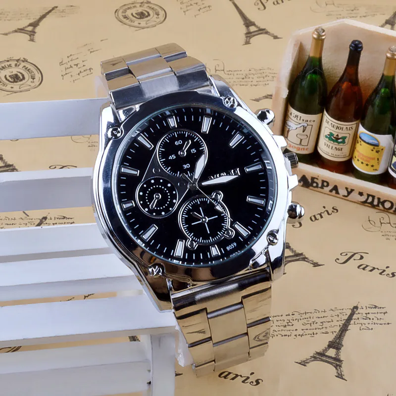 2021 Zegarek Kwarcowy Luksusowe Zegarki Wykwintne Przetwarzanie Biznes O Mężczyznach Pasek Ze Stali Nierdzewnej Maszynerię Sport Męski Zegarek