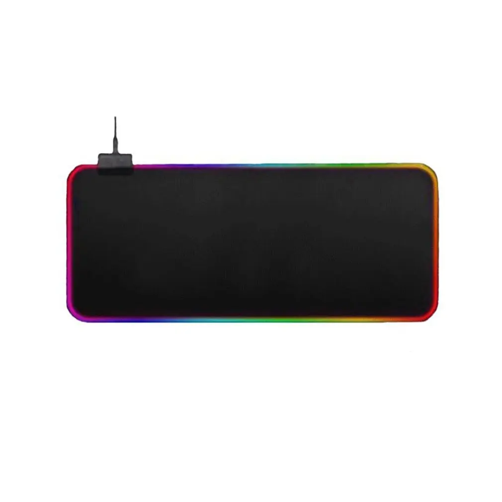 1 szt. Kolorowe RGB światła Symfonia podkładka pod mysz podkładka pod mysz RGB Kolorowe Podkładka pod Mysz Duża Podkładka pod Mysz