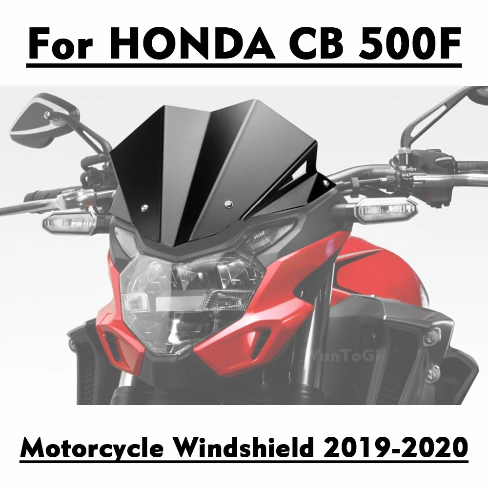HONDA CB500F CB 500 F CB500 F 2019 2020 aluminiowe akcesoria do motocykli szyba przednia szyba przednia pokrywa wiatrowej tarcza deflectore