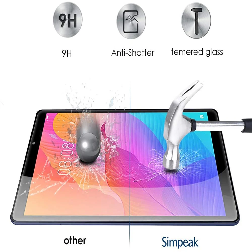 Do Tabletu Huawei MatePad T8 Tablet Hartowane Szkło Ekranu Pełna Powłoka Anti-Scratch Folia Ochronna