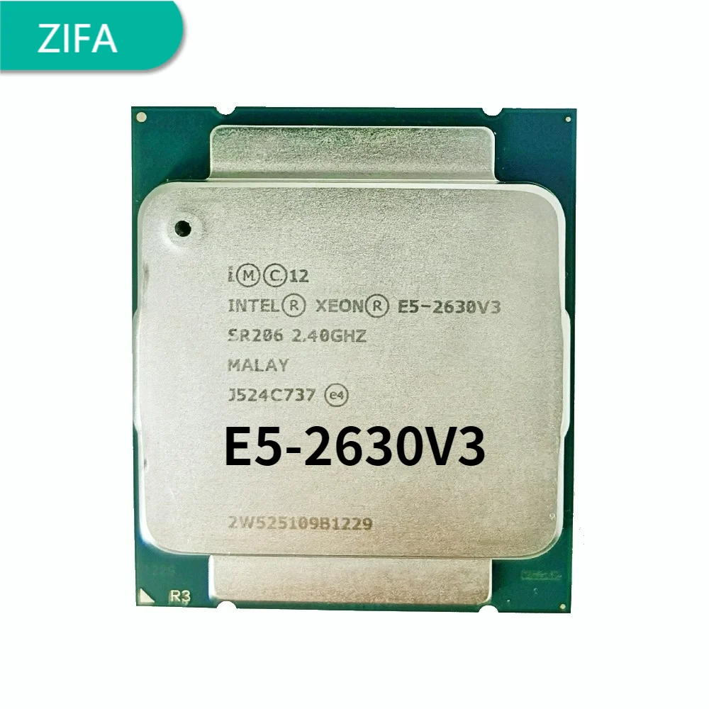 E5-2630v3 2.4 GHz 20M 8 Core 16 Thread 85w LGA 2011-3 Procesor Serwer ddr4 ram
