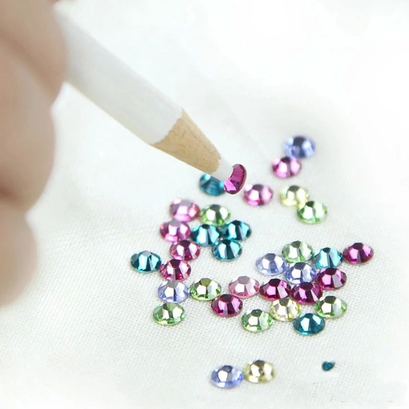 5/10SZT DIY Cyrkonie Ozdoby Nail Art Gems Picking Crystal Tools Pencil Picker Crystal Pickup Pen Маникюрная uchwyt