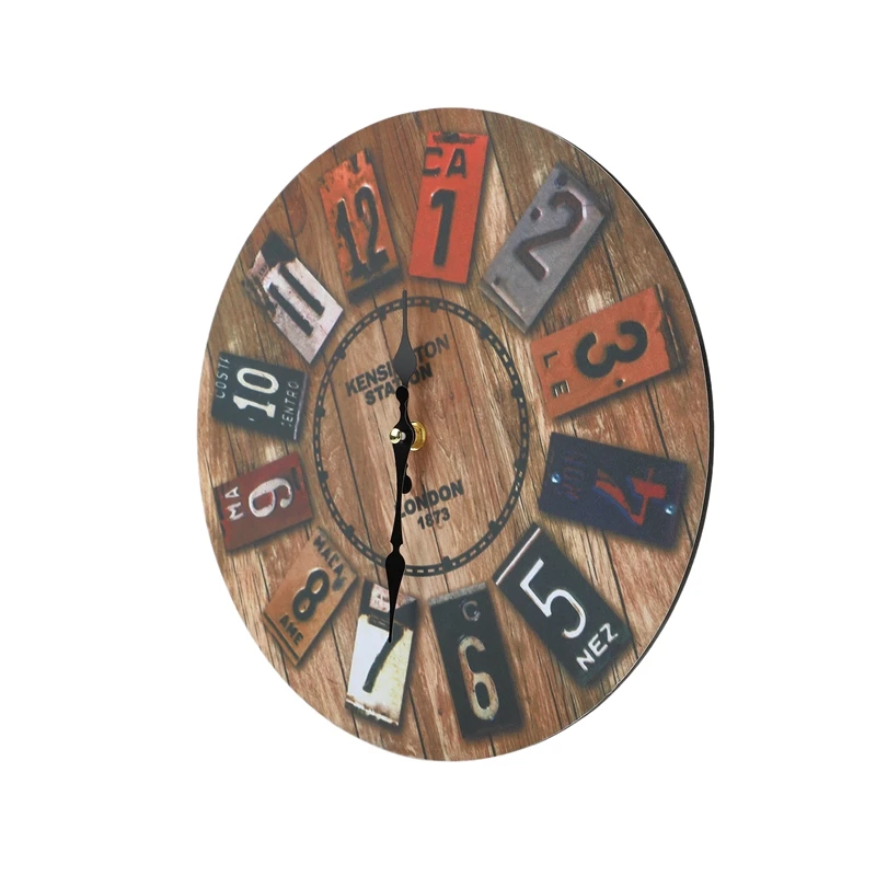 Drewniane Europejskie Vintage, Klasyczne, Retro Zegar Ścienny Modna Ozdoba Salonu Ścienny Dekor Saat Home Watch Wall Gift