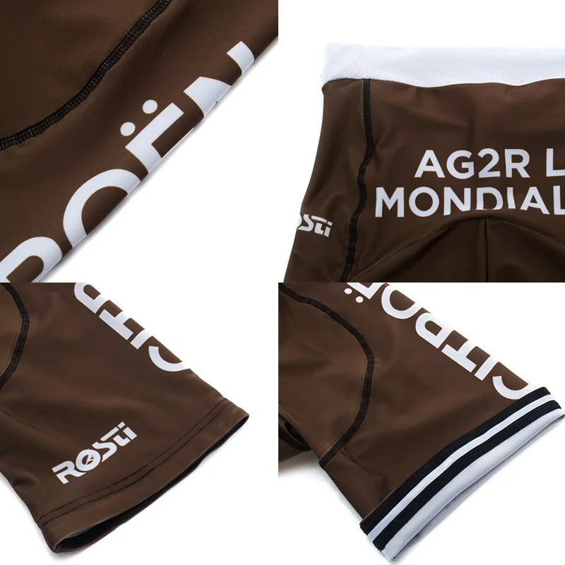 2021 Team AG2R Cycling Jersey 20D Bib Set MTB Bicycle Clothing Quick Dry Summer Bike Clothes Mens Short Maillot Culotte Kit