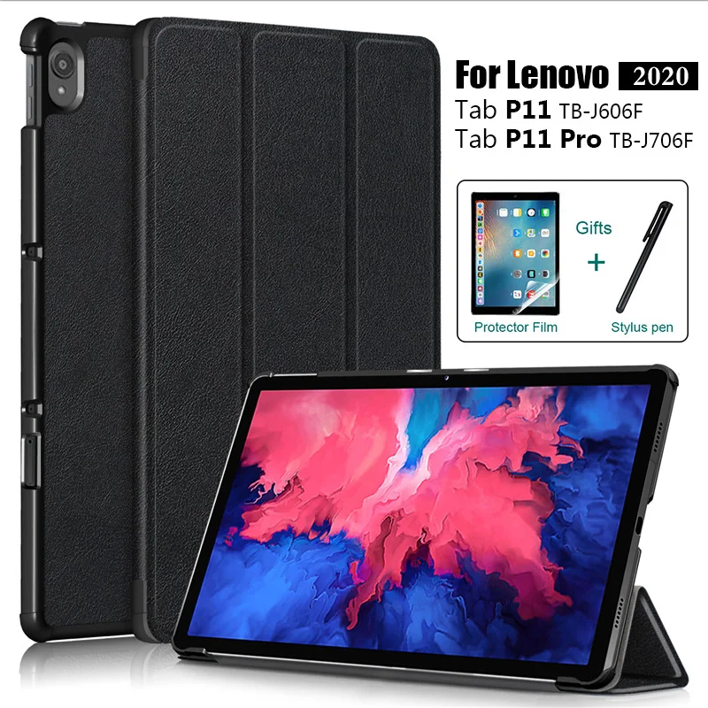 2020 Nowy Lenovo Tab P11 TB-J606F Etui Do tabletu Lenovo Tab P11 Pro TB-J706F Etui P11 Pad/ Pad Pro 11/11.5 cali