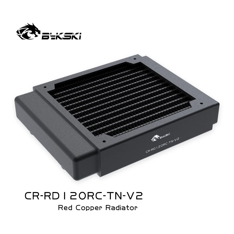 Bykski PC Cooling G1/4 Copper 120mm Radiator Water Cooler Row For 120m 12cm Fan 30MM Thick CR-RD120RC-TN-V2