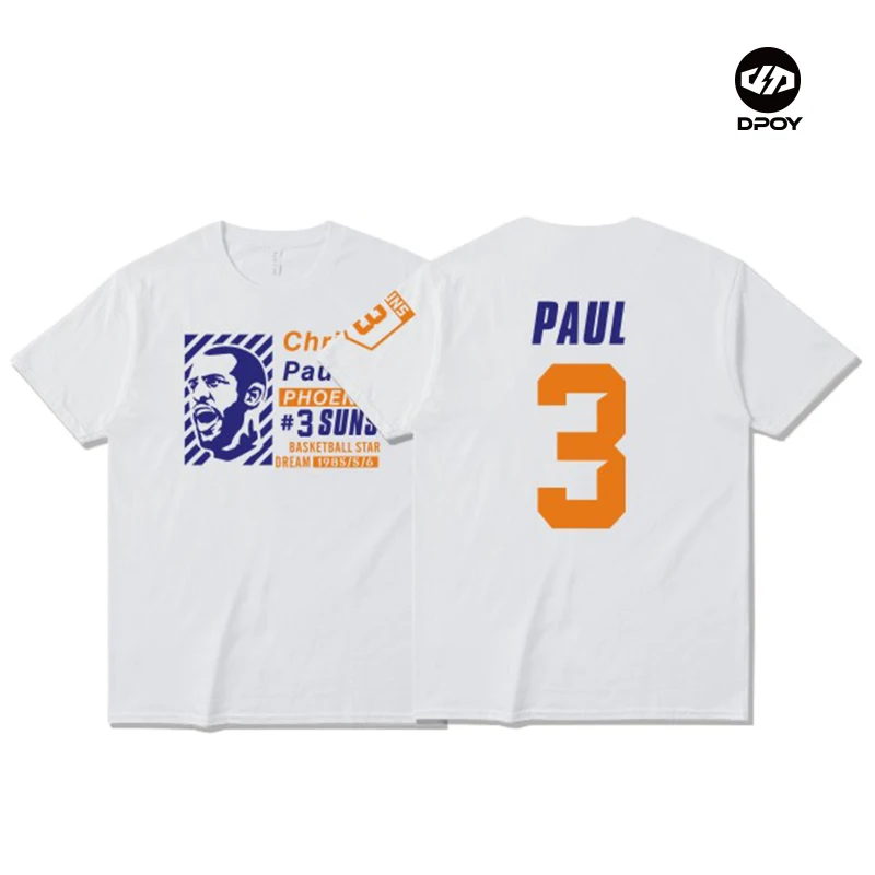 2021dpoy marka oryginalna koszykówki street style koszulka z krótkim rękawem, bawełniana koszulka