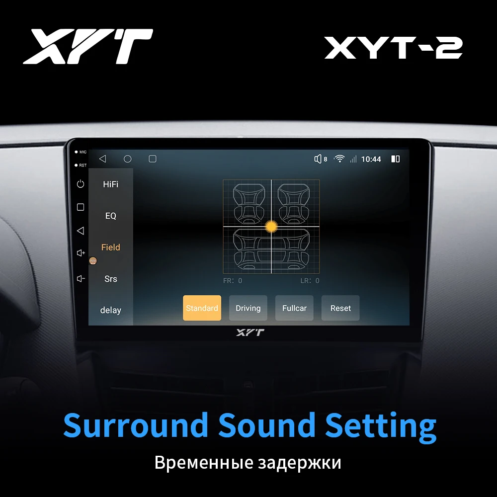 XYT Samochodowy Odtwarzacz Multimedialny Do Peugeot 207 2006 - Radio Z Ekranem Wideo Nawigacja GPS Navigator Android 10 2 Din DVD