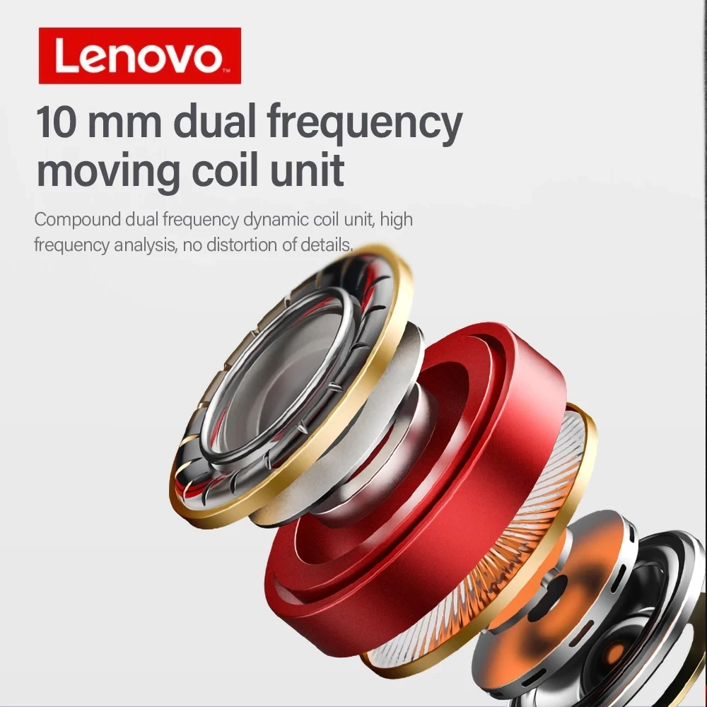 Nowy Oryginalny Lenovo Lp2 TWS Bezprzewodowe słuchawki, IPX5 350MAH Wodoodporny Dotykowy Słuchawki HIFI zestaw słuchawkowy Bluetooth 5.0