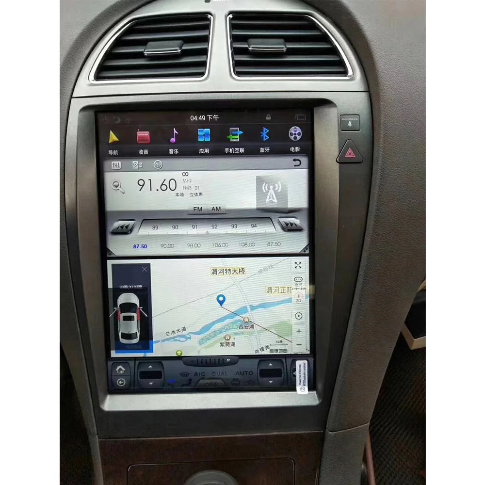 Do Lexus ES ES240 ES350 2006 2007-2012 Android Radio Multimedialny Samochodowy Magnetofon Kasetowy Stereo Odtwarzacz Tesla GPS Navi głowicy