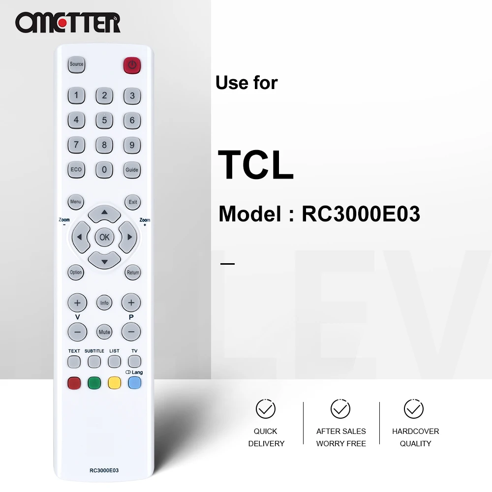 Nadaje się do TCL TV remote control RC3000E03 RC3000L02 RC3000M01 RC3000M13 RC3000N02 RC3000M11