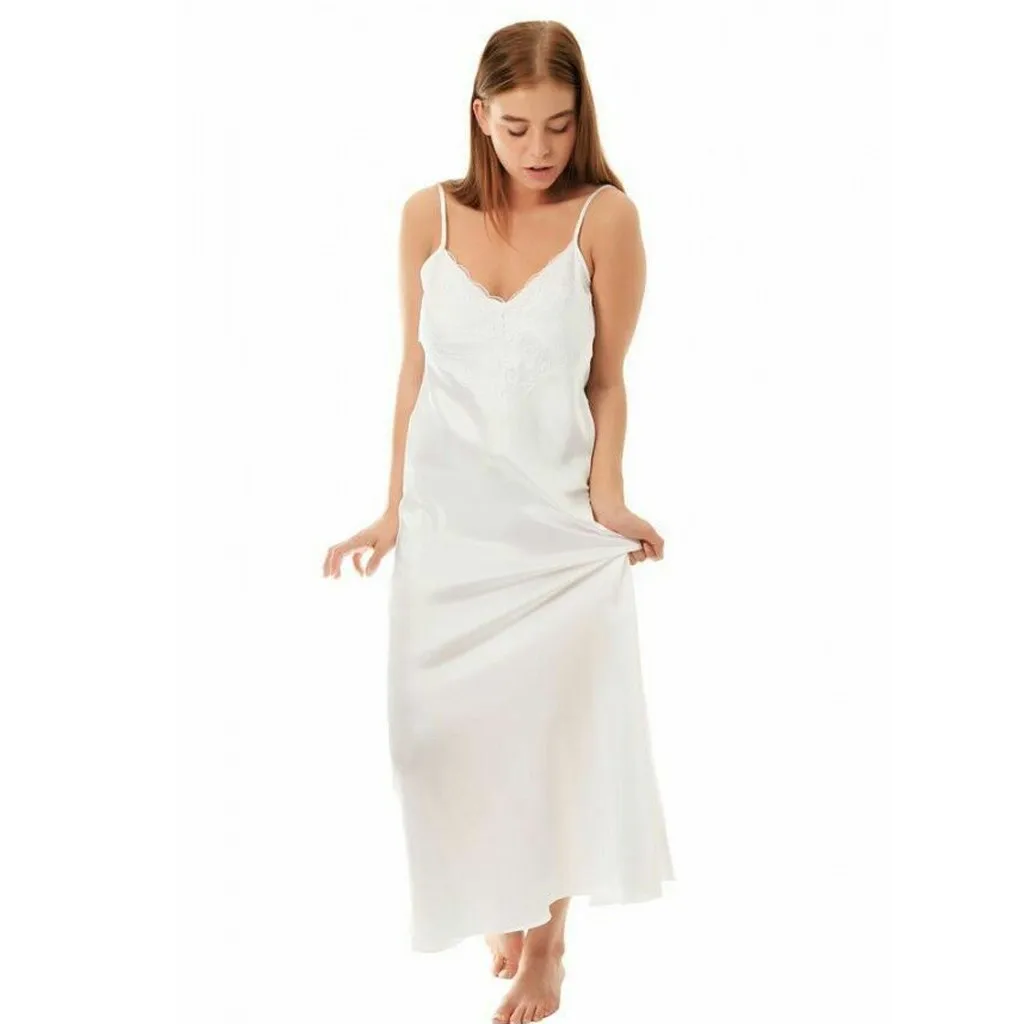Letnia Seksowna nocna sukienka Koronkowy szlafrok damski bielizna Oparcia koszulki Nocne Sukienka V-neck Nocna Bielizna Jedwabna koszula nocna Strona Odzież Mujer