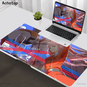 Zero Two Darling In The Franxx Gaming Mousepad Big Gamer Mouse Pad Mouse Carpet XXL 900x400 Keyboard Mat Table Rug PC Desk Mat