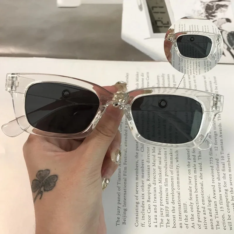 2021 Nowa Moda Vintage, Okulary Kobiety Marka Projektant Retro Okulary Prostokąt Okulary Damskie UV400 Soczewki Eyewears