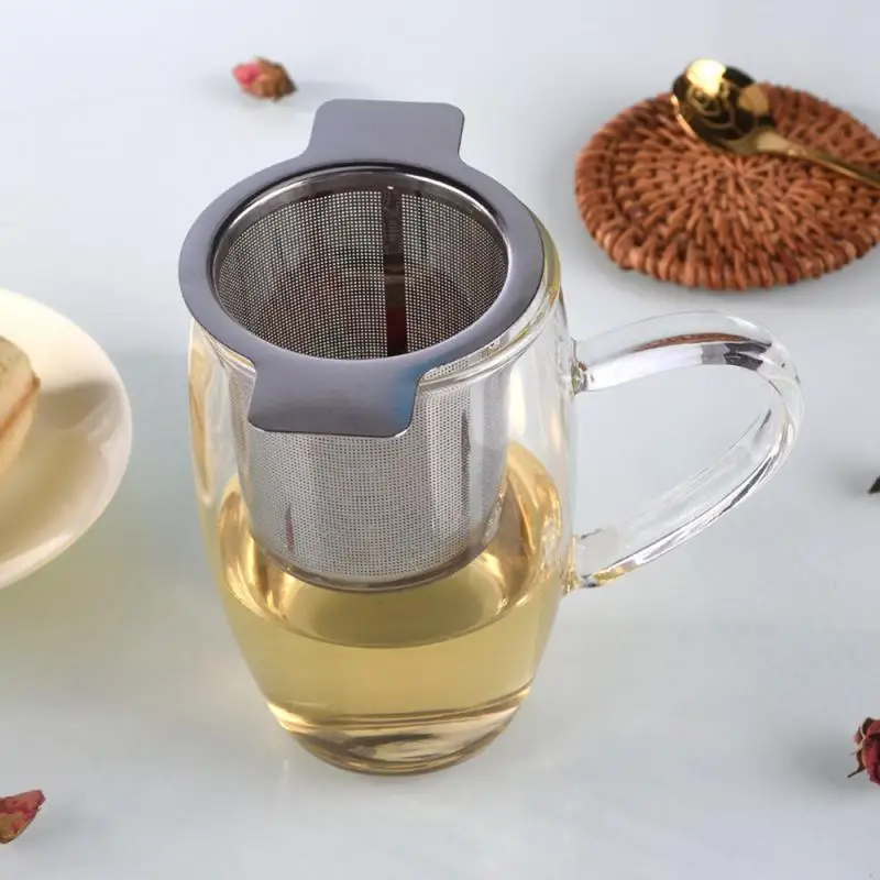 Nowy Metalowy Filtr Nieszczelności Herbaty Infuser Stal Nierdzewna Sypki Herbaty Arkusz Filtr Do Przypraw Filtr Przyprawy Ziołowe Przybory Kuchenne 2021