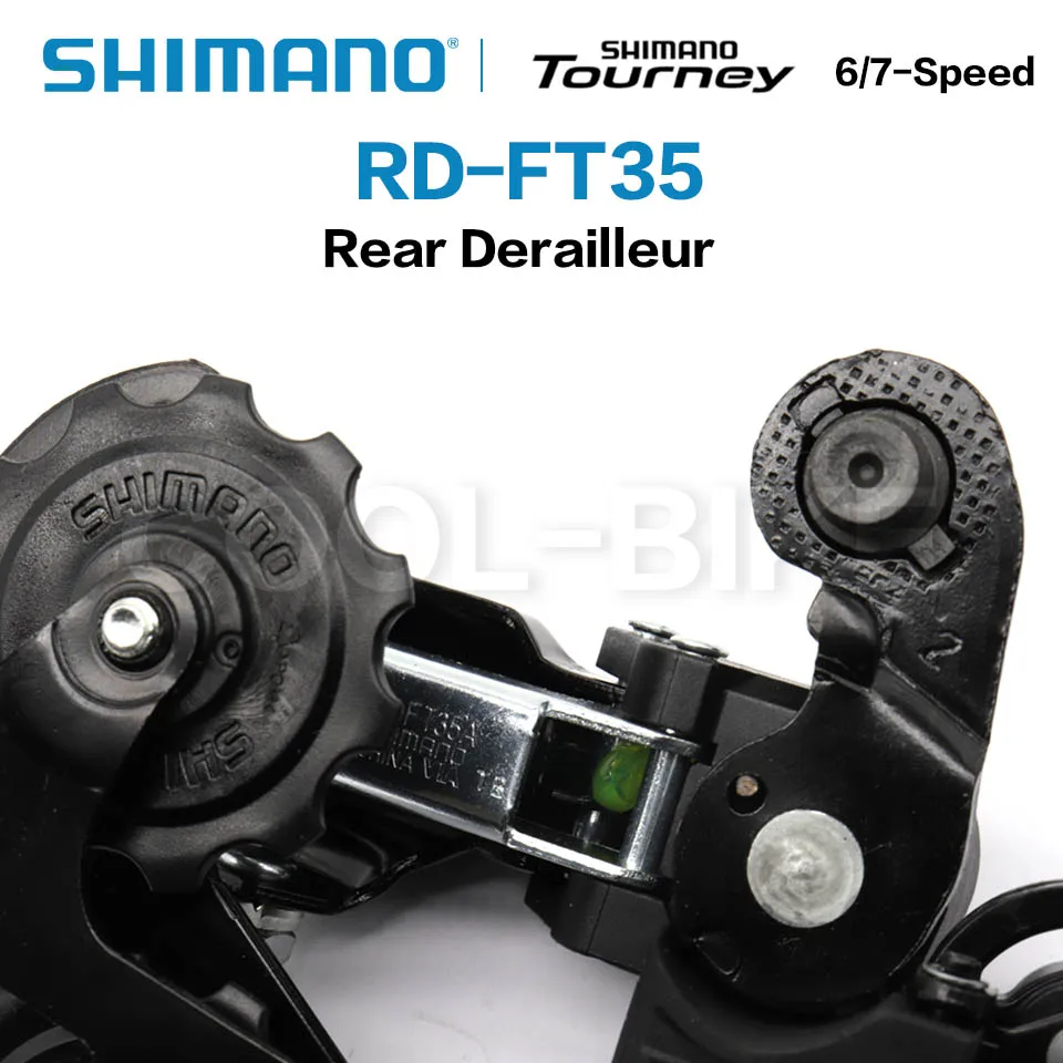 SHIMANO TOURNEY RD FT35 6S 7S Speed Tylna przerzutka Rowerowa MTB część RD-FT35