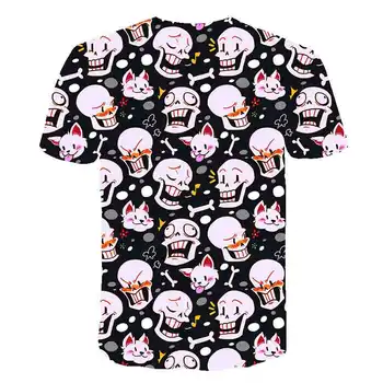 Undertale Cute Skull Sans Print 3D KIDS T-shirt Men/Women Hipster Hip Hop Boys Tshirt Cool Summer Short Sleeve T Shirt