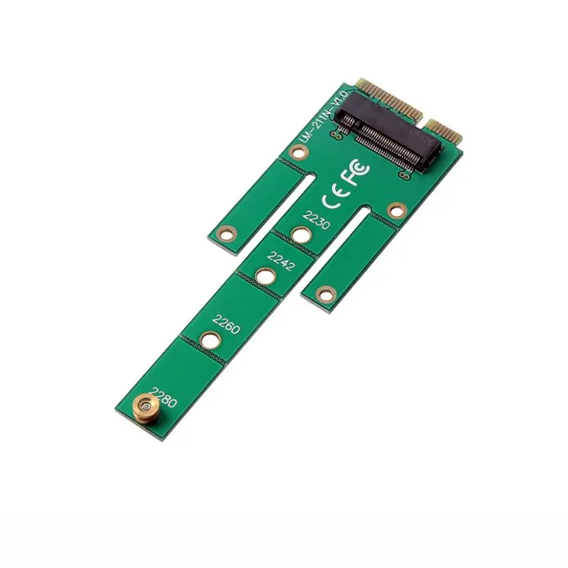 M. 2 B key SSD to MSATA MINI PCIE Adapter Converter Card For NGFF 22x30mm 22x42mm 22x60mm 22*80mm External SSD Express Card