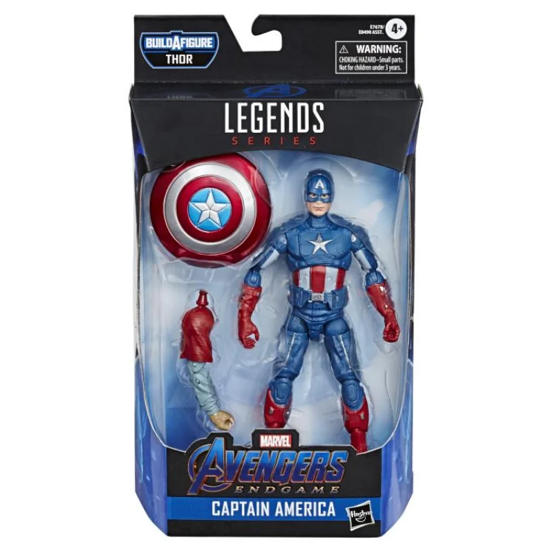 6 cali Hasbro Marvel Legends Anime postacie Avengers Kapitan Ameryka Ruchomy model Działania PVC Kolekcja Model Zabawki Anime Fi