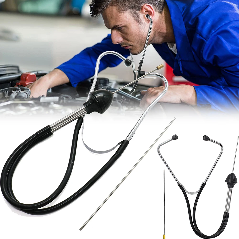 Stetoskop Samochodowy Słuchowego Narzędzie Nieprawidłowy Dźwięk Urządzenia Diagnostycznego Mechanika Cylindrowy Silnik Aparaty Narzędzia Akcesoria Do Samochodu